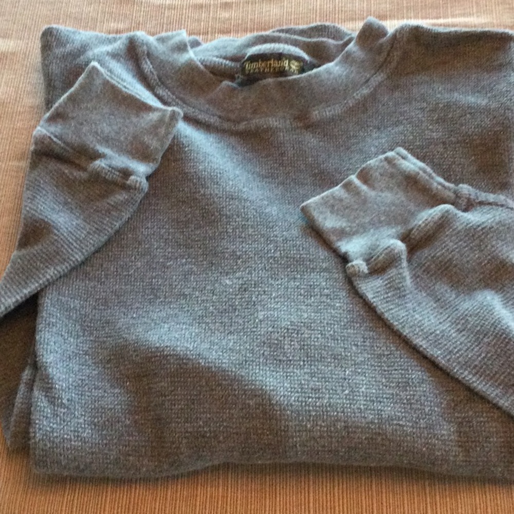 Timberland Men's Charcoal Crewneck Sweater - Picture 2 of 3
